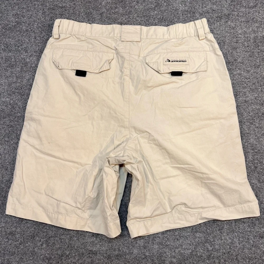 Eddie Bauer Cargo Shorts Mens 32 Beige Earthtech Pack Short Lightweight Travel